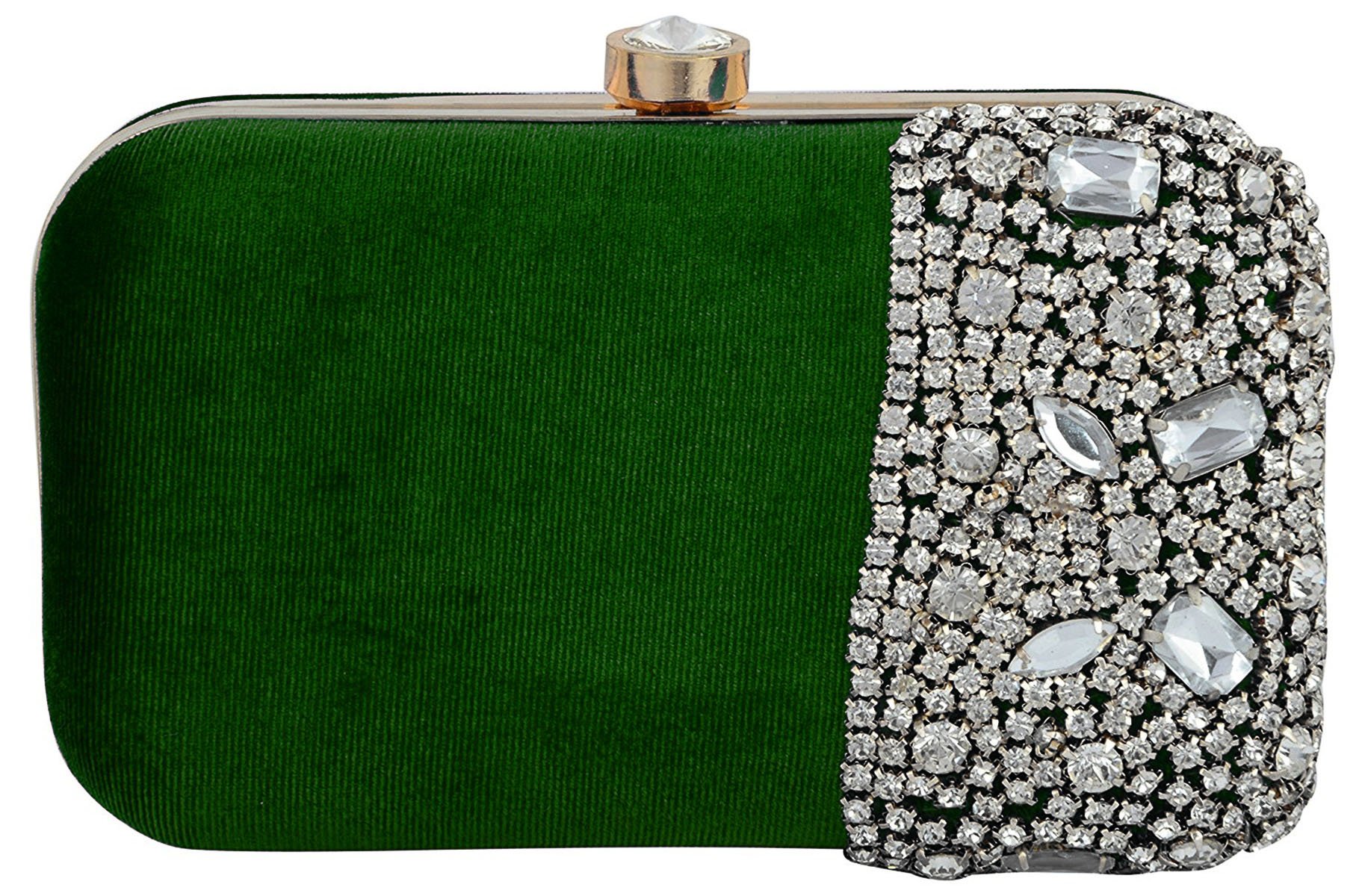 Handicraft Hand Embroidered Box Clutch Bag Purse for Bridal 6x4 Box Clutch Casual, Wedding Bag for Women & Girls-image-13