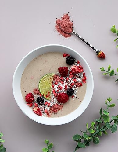 Miniatura 3 de Super Garden Piezas de fresa y frambuesa liofilizadas sabrosas y nutritivas trozos de fresa y frambuesa liofilizadas sin gluten conservantes ni