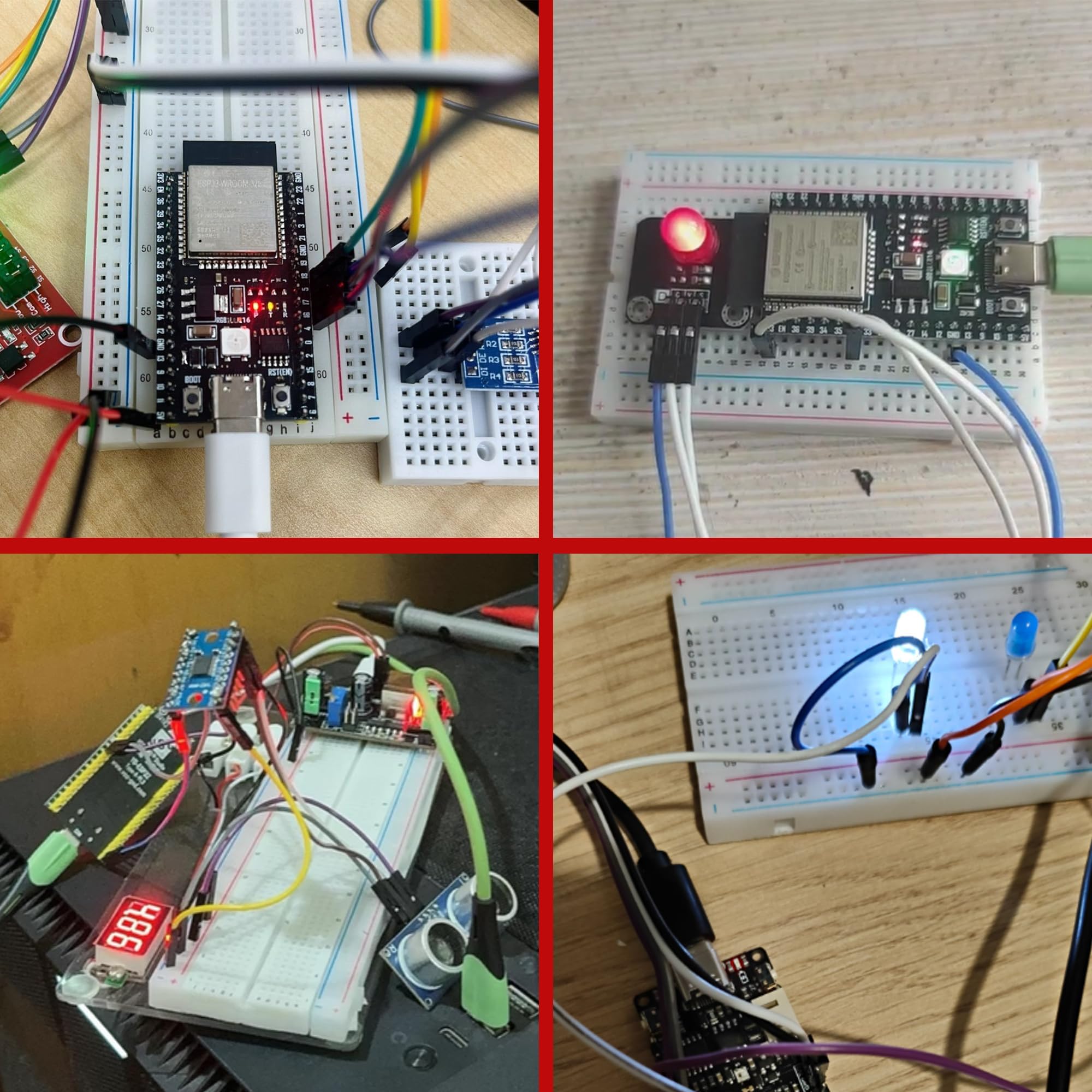 2 Pack ESP32-DevKitC-32E Entwicklungsplatine für IoT Smart Home/Industrial Control, Dual-Core 240MHz Wi-Fi + Bluetooth 5.0 mit USB-C, Original ESP32-WROOM-32E Modul (Arduino/Python/IDF) (8M)