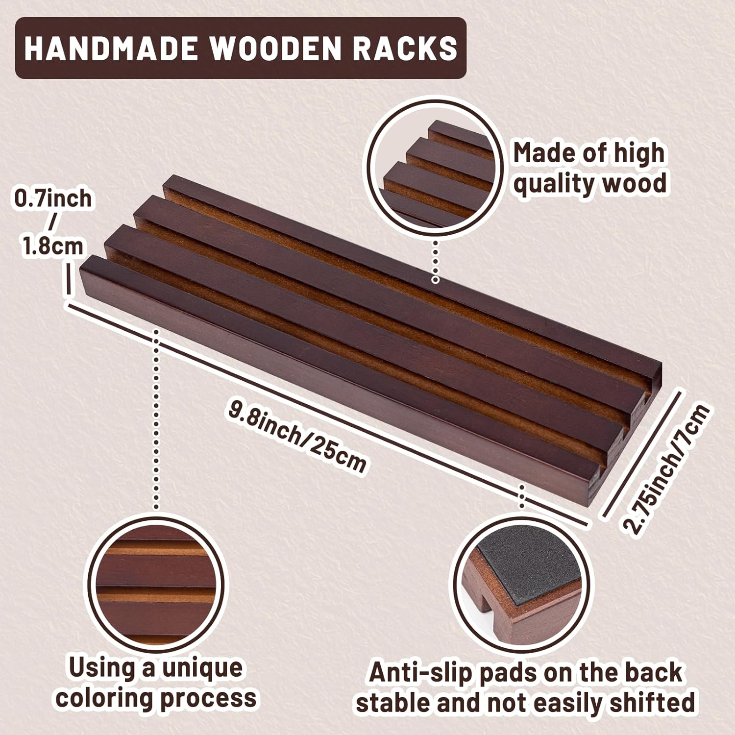 2-4 Player Rummy Cube Game Set, with 4 Wooden Racks/Trays, 106 Large Tiles Rummy Cube Game Set with Canvas Bag, Rummy Tiles Travel Set with 4 Tiles Holders for Classic and Funny Party Games,for Adults