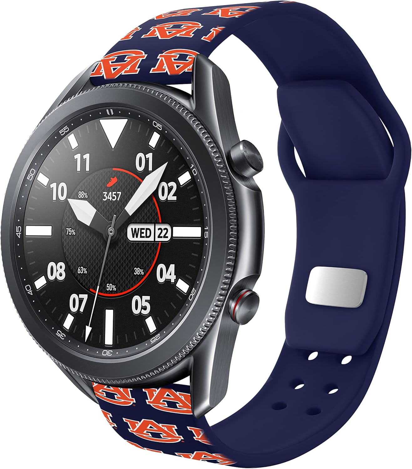 Affinity Bands Auburn Tigers HD Watch Band Compatible with Samsung Galaxy Watch and more
