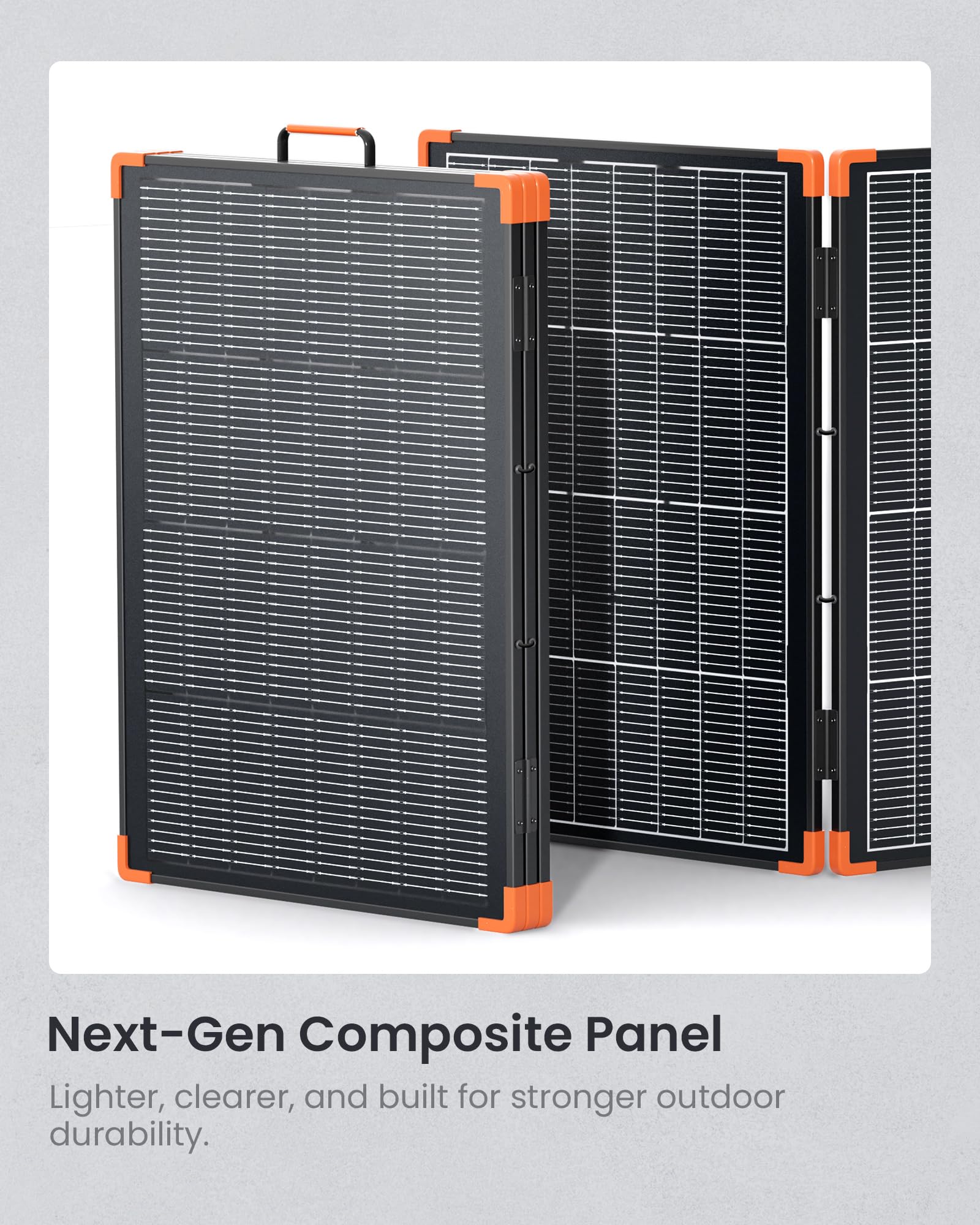 ZOUPW Panel solar portátil bifacial de 230 W, tipo N 16BB 25% de eficiencia, cargador solar plegable con diodos de derivación para EcoFlow Delta/Bluetti/Anker C1000, IP68 impermeable para RV fuera de