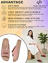 BLISS BALANCE Extra Soft Women's Comfortable Highcushioned Doctor Slippers|Flip-Flops Fashionable Casual & Stylish|Lightweight & Breathable Chappals|Outdoor Sandals Ladies&GirlsBB925PH-UK-7 gallery image