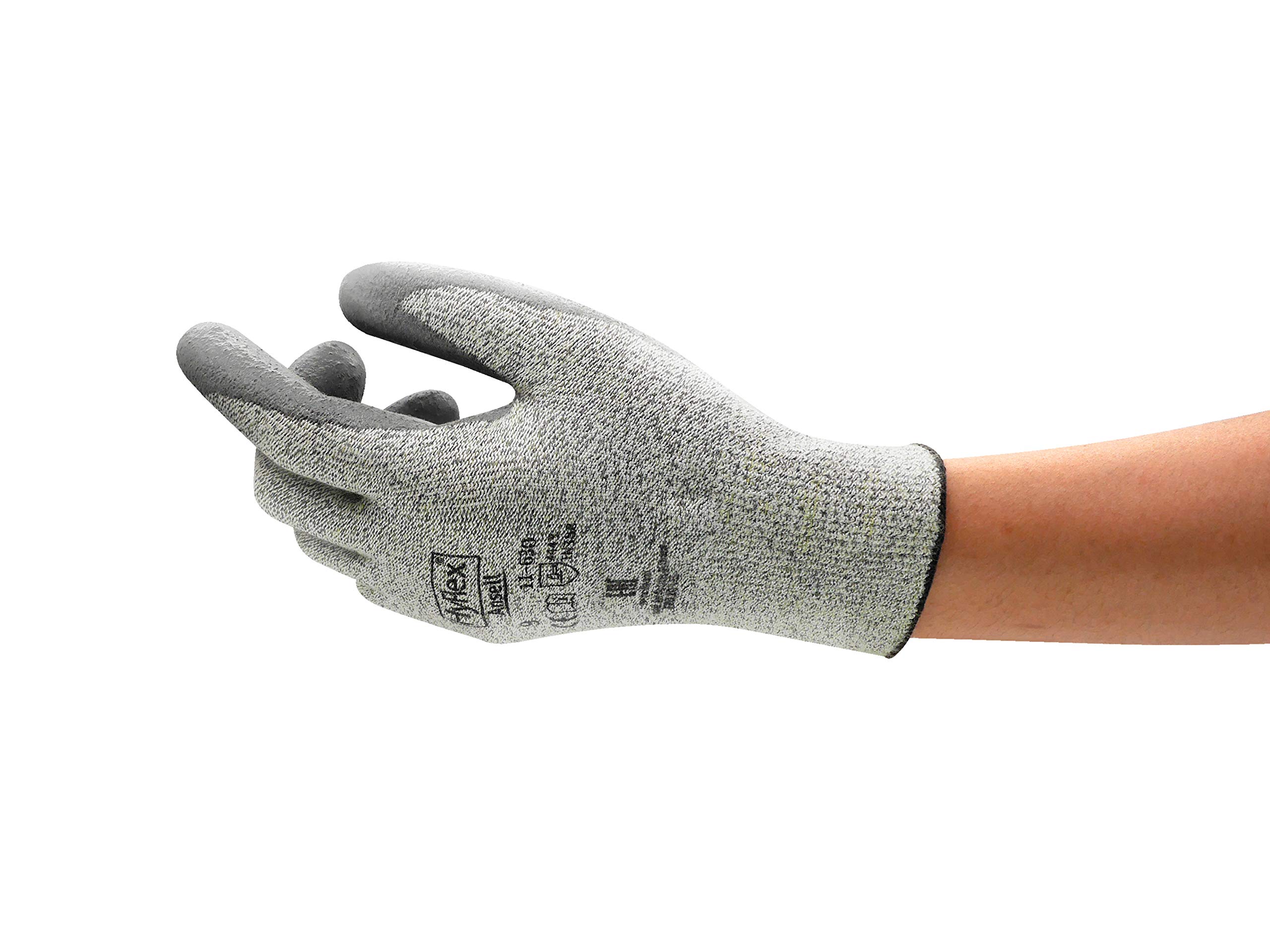 Ansell HyFlex 11-630 Guante protección contra cortes y mecánica, Tamaño 10 (12 Pares)