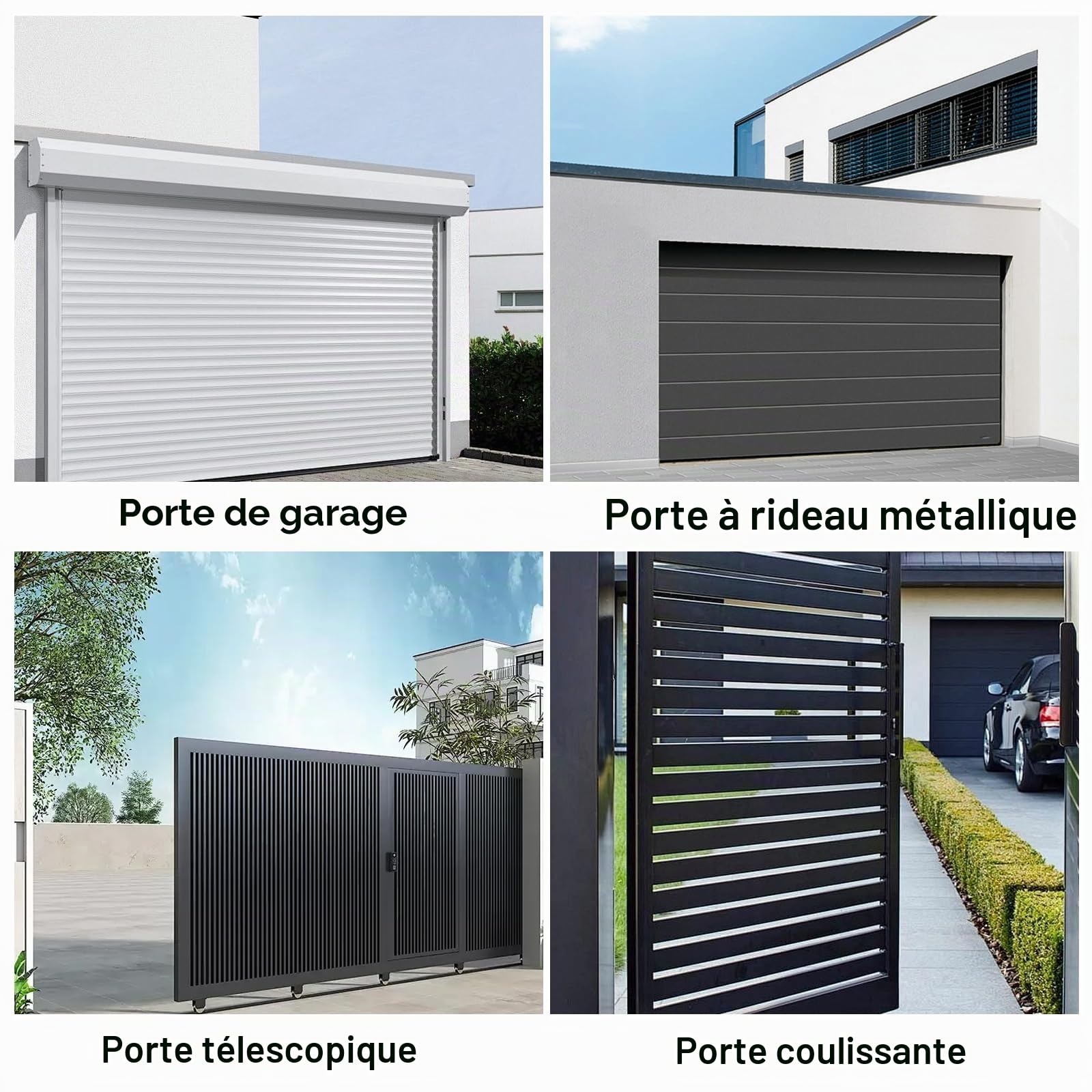 Lot de 2 émetteurs manuels HSZ1 868-BS - 868 MHz - 1 Bouton - Compatible avec Les modèles 1/2/3 - Remplacement pour SupraMatic, ProMatic, RollMatic, RotaMatic, LineaMatic