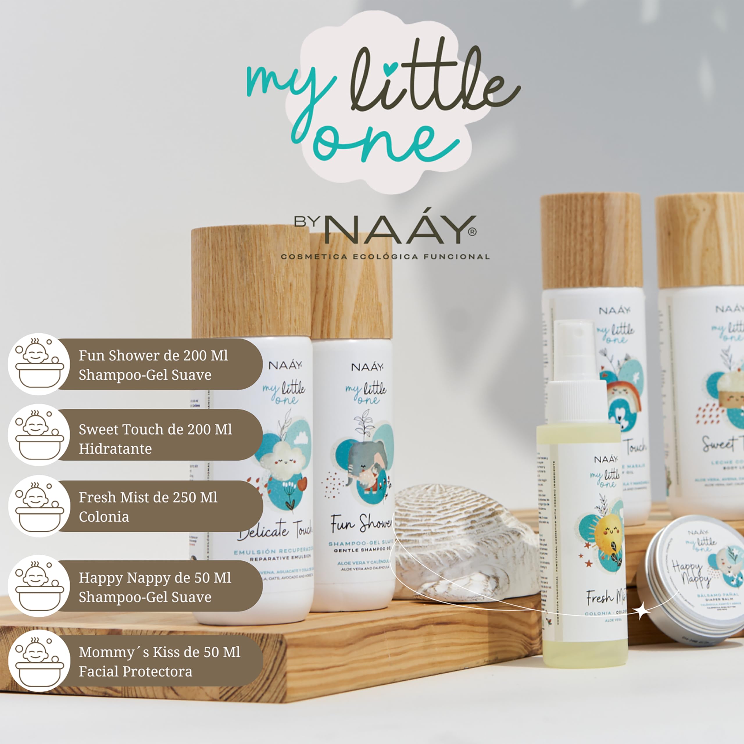 Cesta de Bebé Personalizada My Little Velvet (Maquillaje) | Cesta bebé personalizada con cosmética natural, dou dou bordado, mini pastel de pañales y marco con significado del nombre