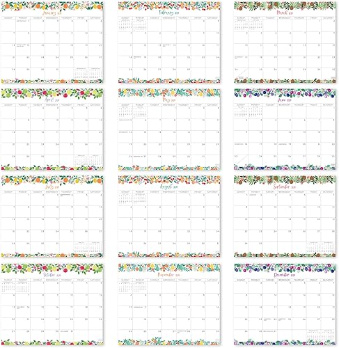 Miniatura 3 de S&O Fruity - Calendario magnético para refrigerador 2024 desde ahora hasta diciembre de 2024. Calendario de refrigerador extraíble para rastrear