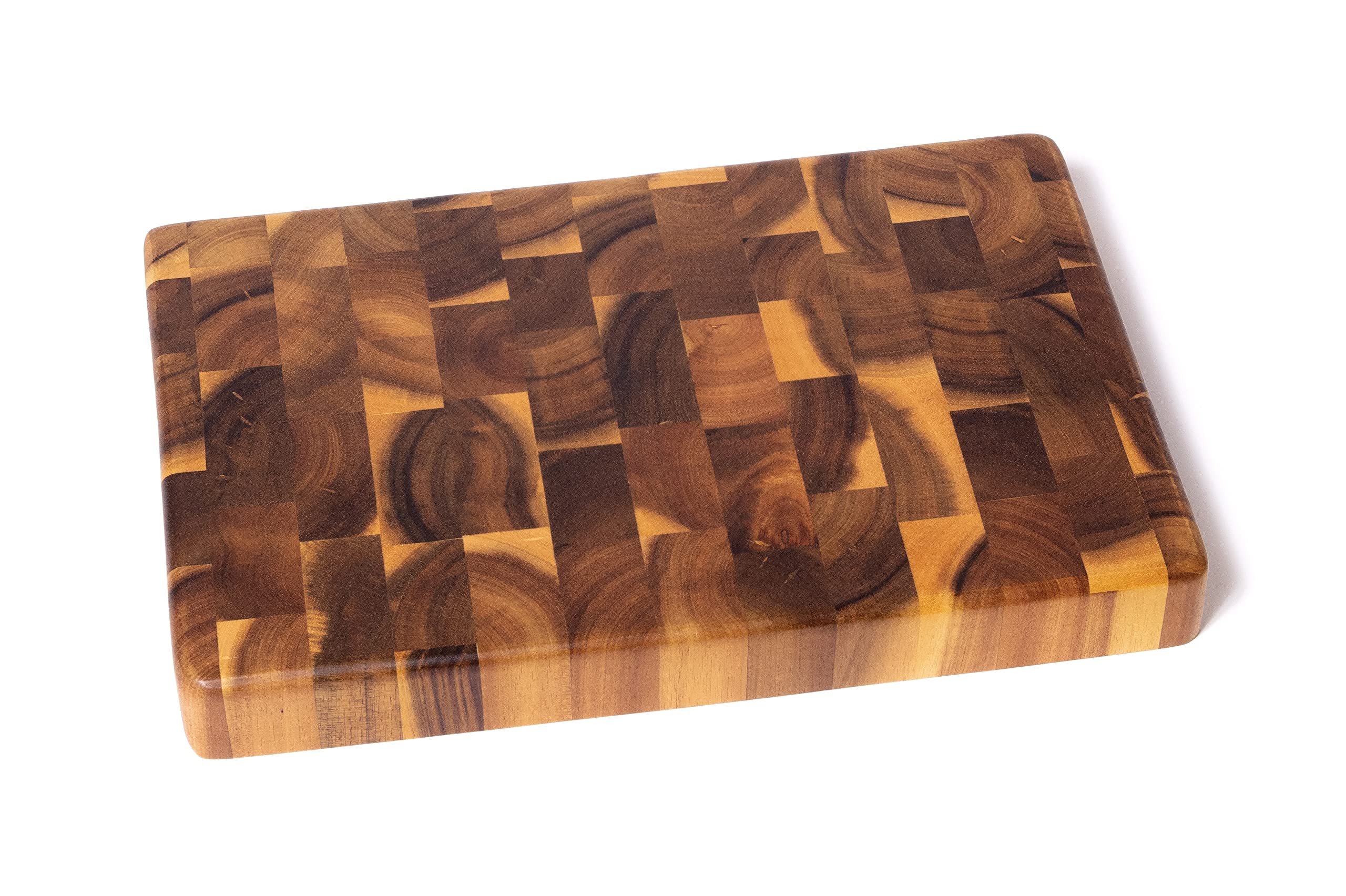Lipper International 1280 Acacia End Grain Chopping Block, 12-inch Width