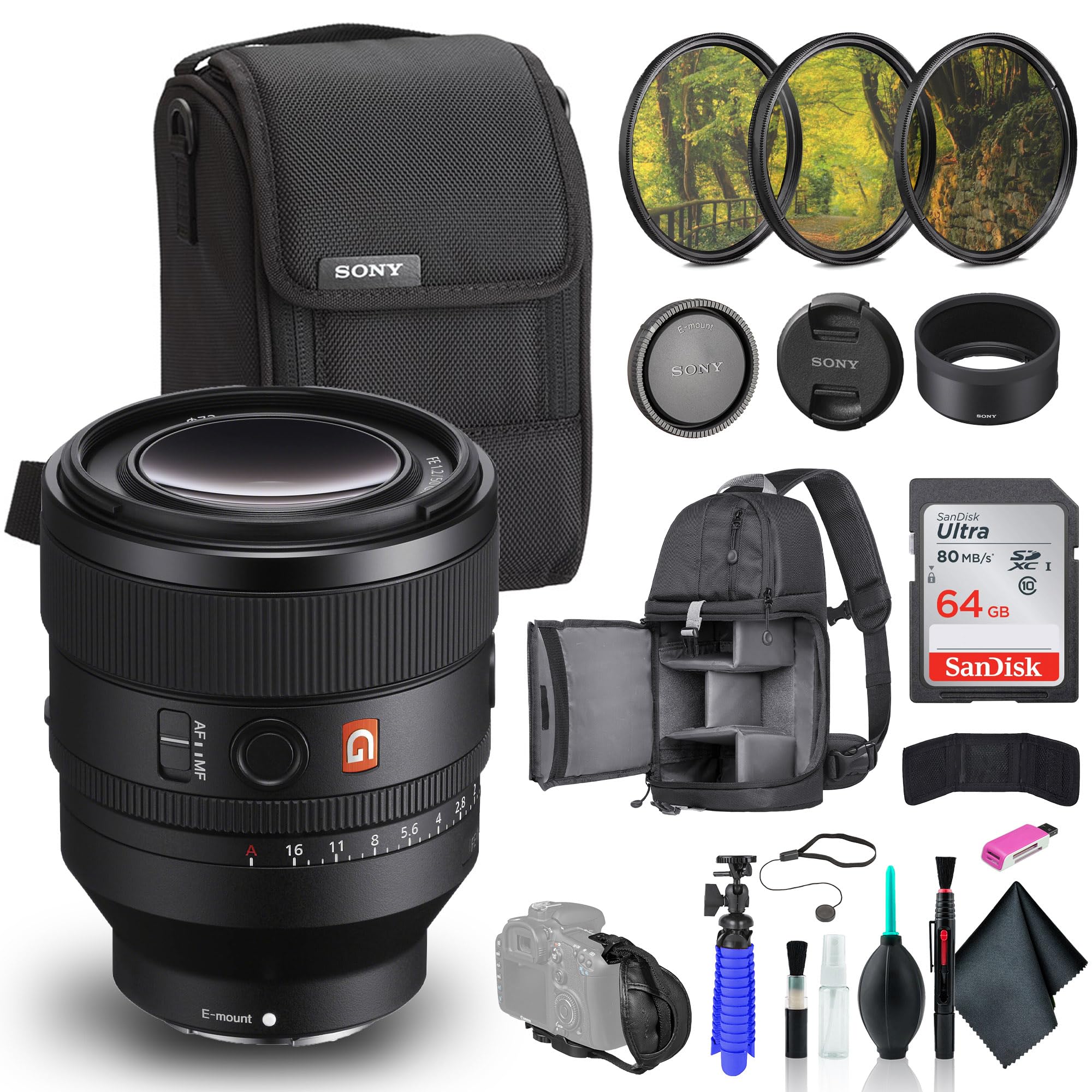 Amazon.com : Sony FE 50mm F1.2 GM Standard Prime Lens (SEL50F12GM