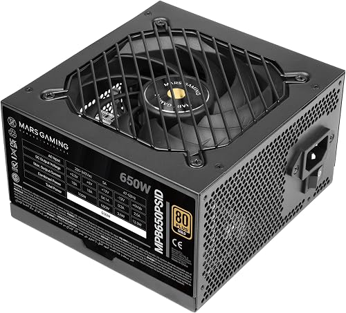 Mars Gaming MPB650PSID, Alimentation PC 650W, Garantie 10…