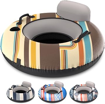 GoSports WOVN River Tube with Premium Canvas Cover - Heavy Duty Float for Rivers, Lakes, Pools - Drifter