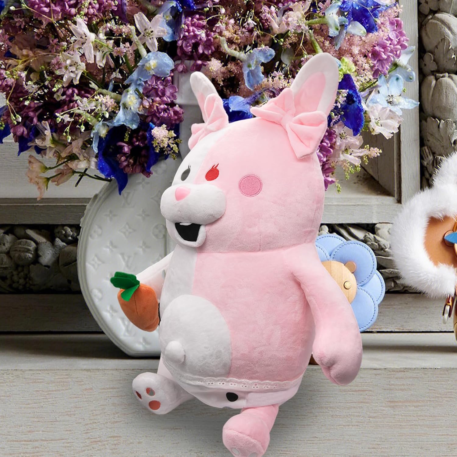 50cm / 19.68in Pink White Rabbit Plush Anime Stuffed Plush Toy