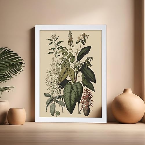 Miniatura 462 de Poster Master Póster vintage de orquídea, estampado de flores retro, arte de pared de plantas exóticas, arte botánico, regalo para hombres y