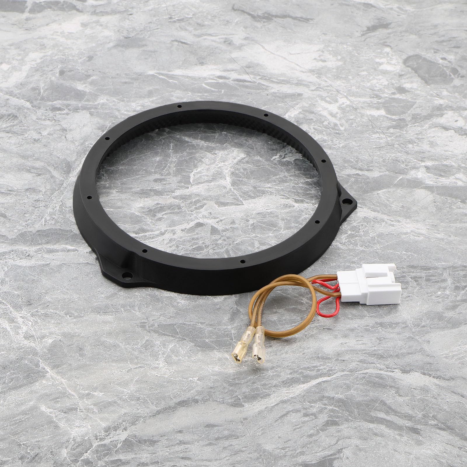 Supporti adattatori per altoparlanti da 165 mm e 6,5 pollici, compatibili con Ford Fiesta dal 2008 in poi, per porta anteriore e posteriore, in plastica, con 2 adattatori per cavi