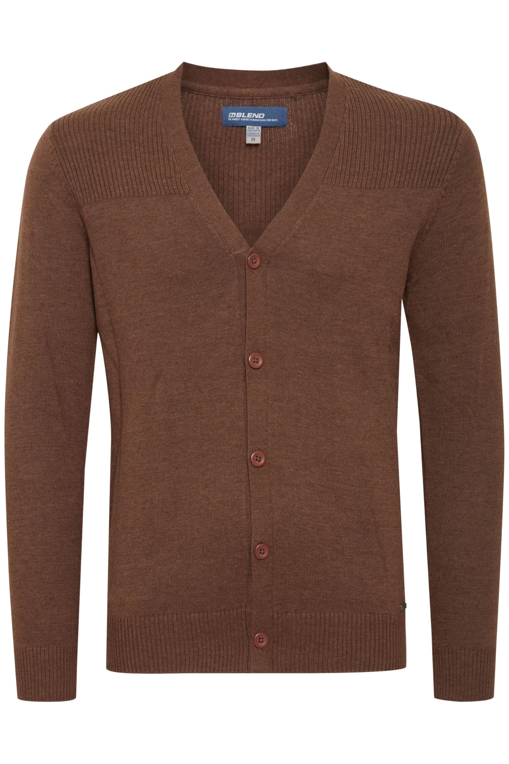 Blend BHCaden Herren Strickjacke Cardigan Feinstrick