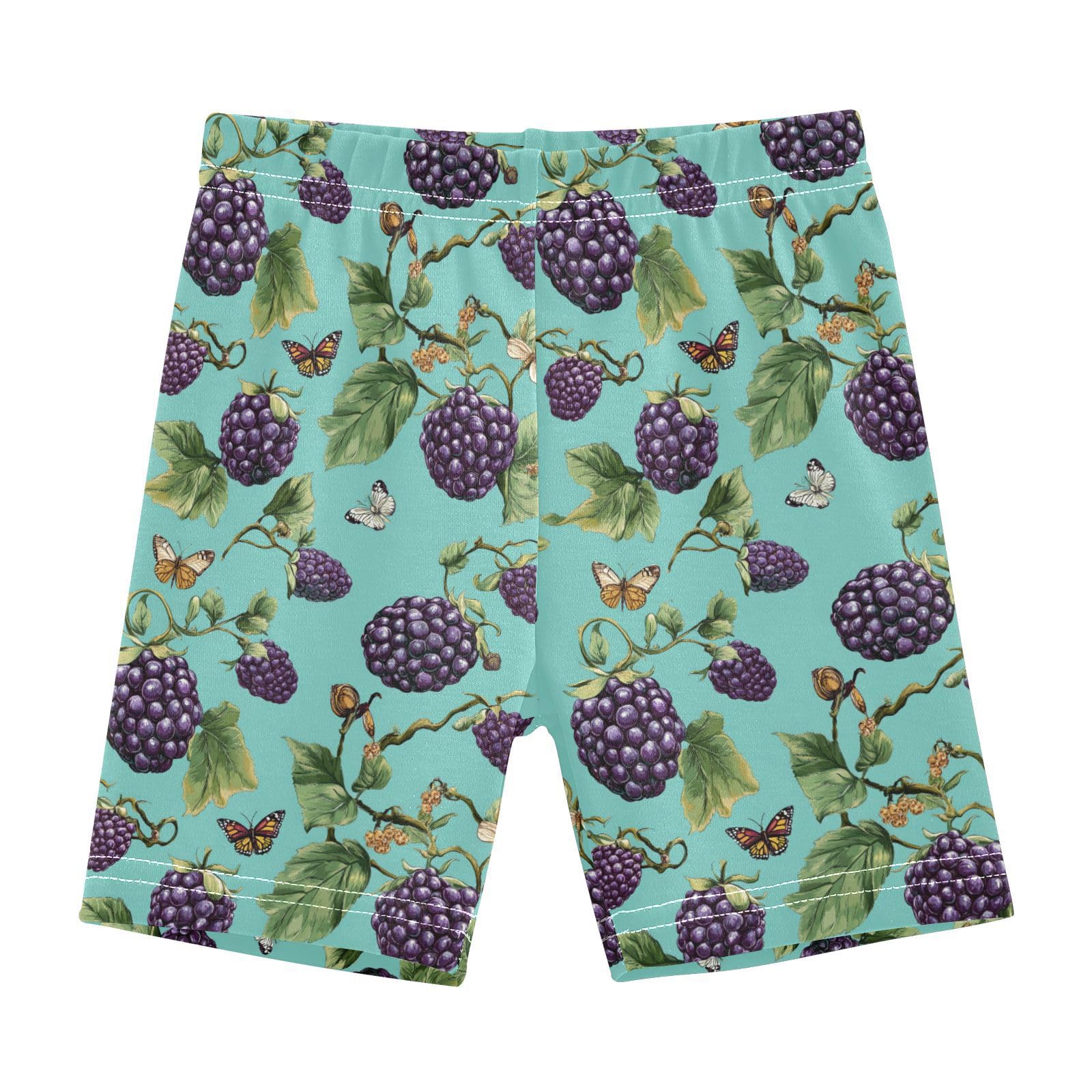 Little Girls Shorts Tight Cotton Board Shorts Bathing Suits for Beach 10T Sweet Mulberry Fruit