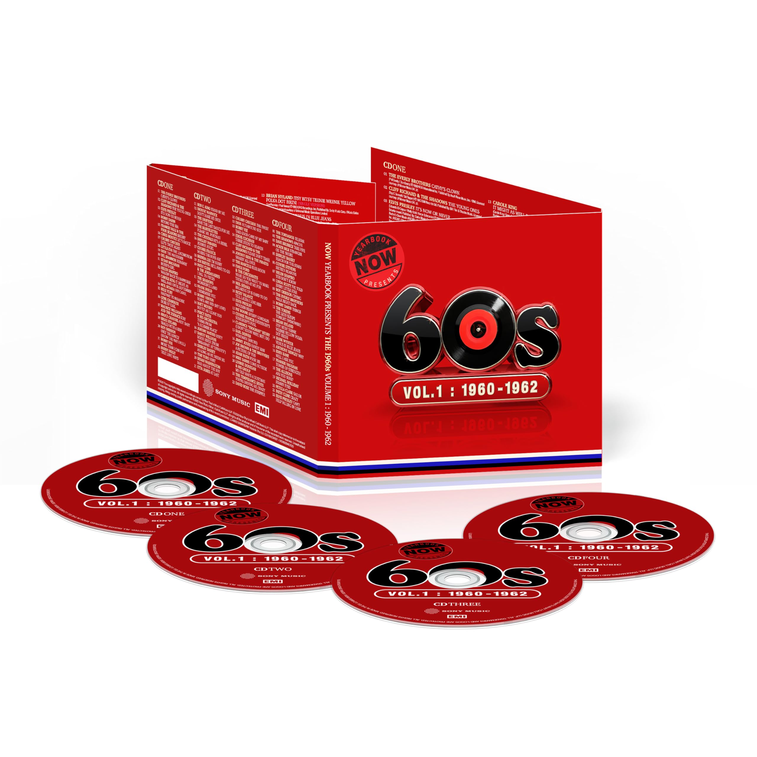 VARIOUS - Now Yearbook Presents The 60s Volume 1: 1960-1962 - CD (4xCD)