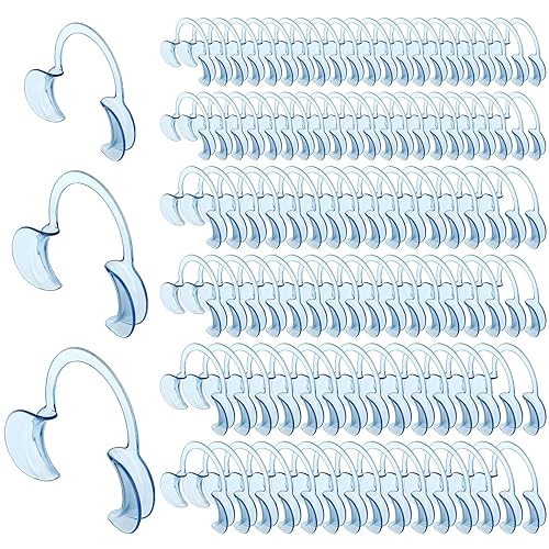 Zhengmy 300 piezas de retractor de mejillas blanqueamiento dental en forma de C, abridor de boca para blanqueamiento de dientes, retractor de