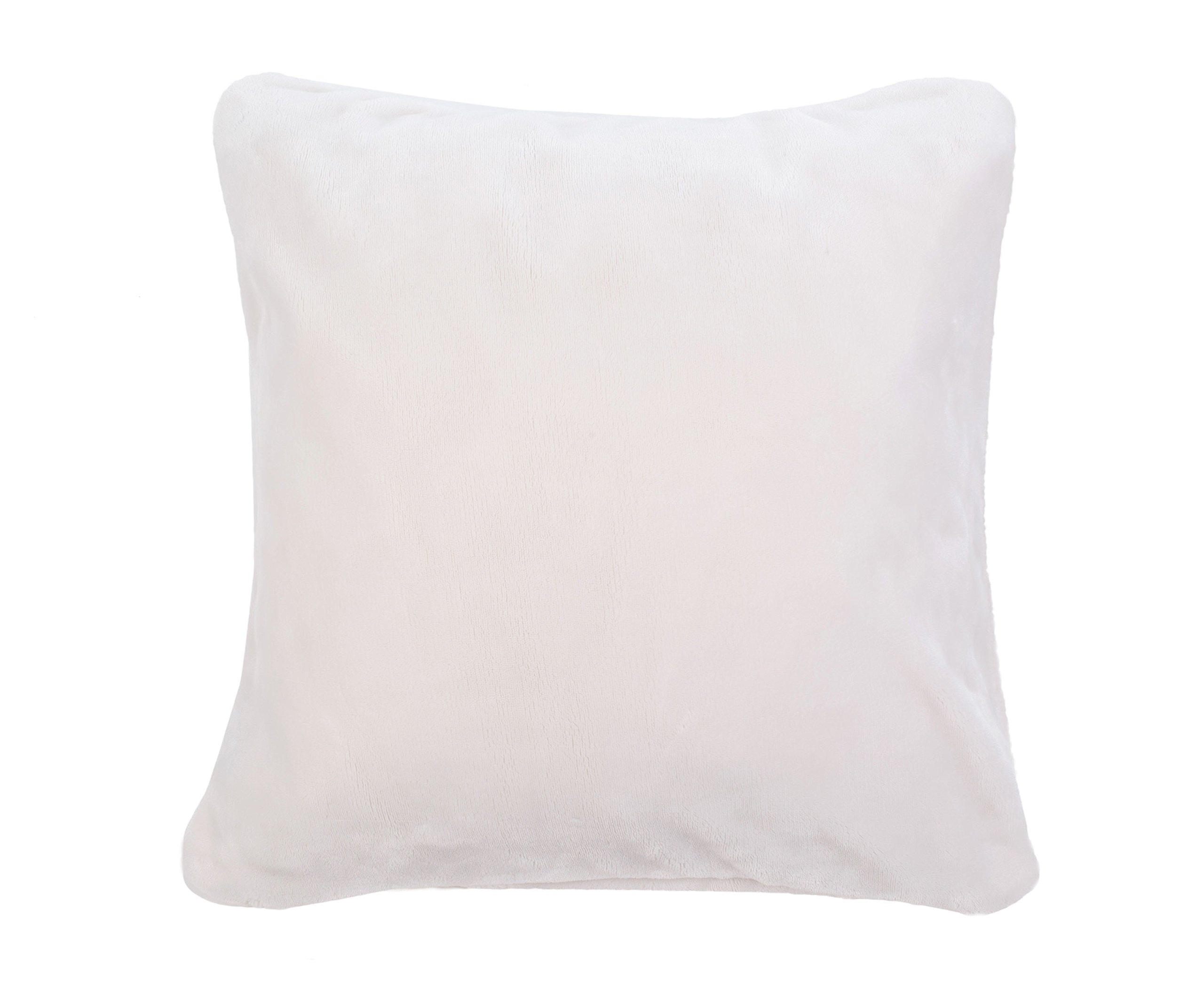 Gözze - Premium Cashmere Feel Cushion Covers, Set of 2, 500 g/m², 50 x 50 cm - Wool White