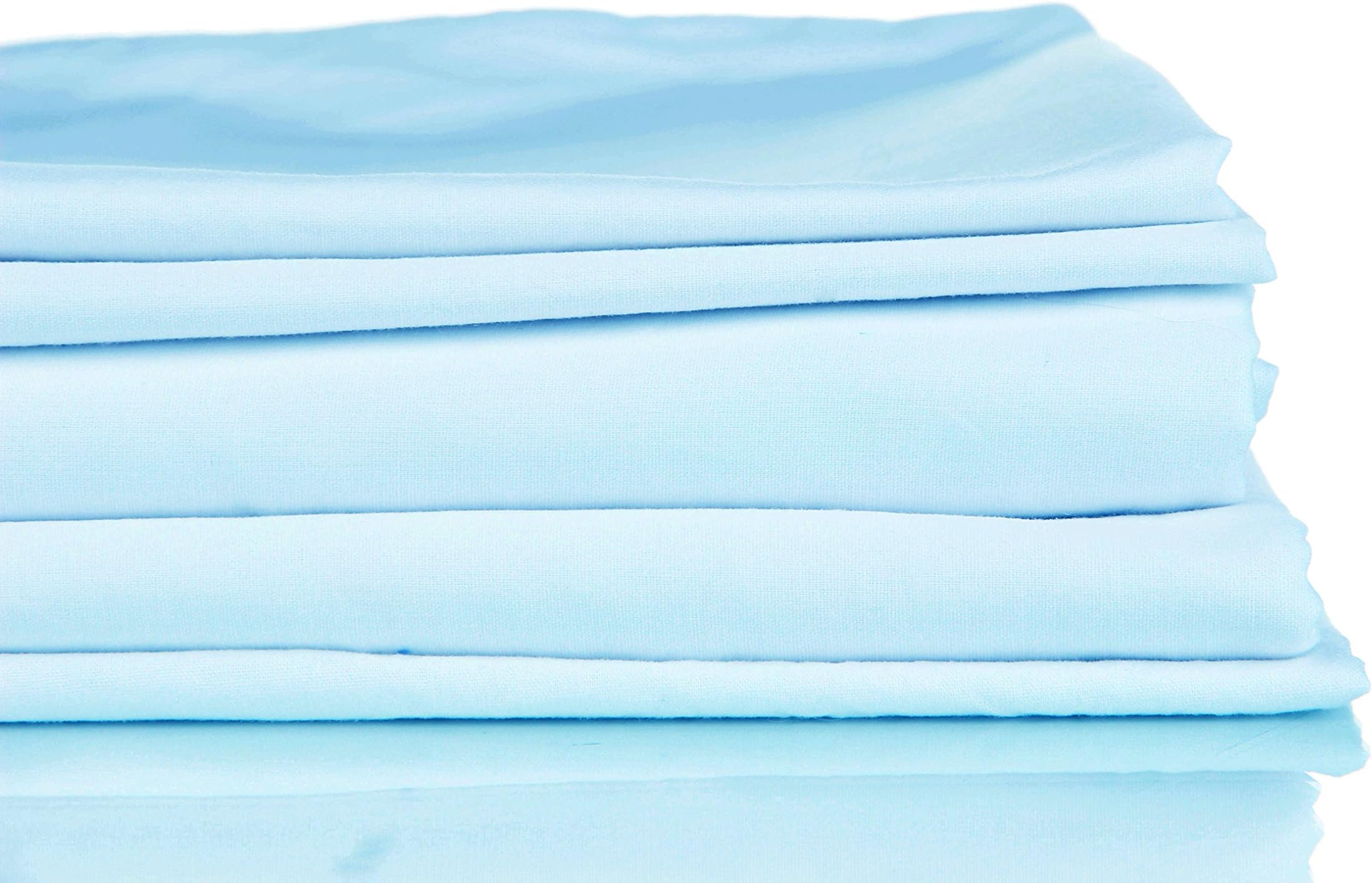 Francois et Mimi 1200 Thread Count Cotton-Rich Sheet Set, Sky Blue, Queen