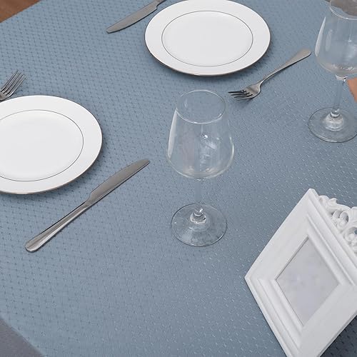 Miniatura 55 de JUCFHY - Mantel rectangular marroquí de tela jacquard a prueba de derrames y resistente al agua y al aceite, mantel decorativo para uso exterior e