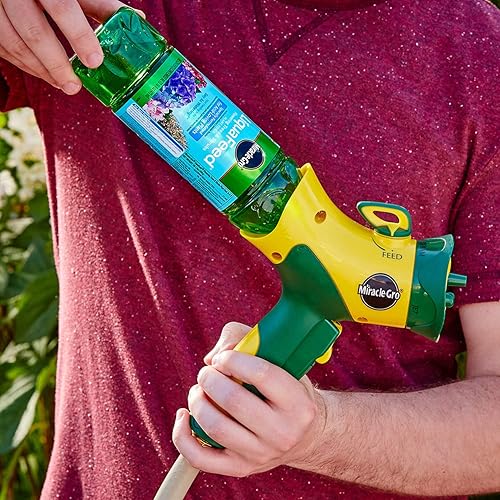 Miniatura 6 de Kit de iniciación Miracle-Gro LiquaFeed All Purpose Plant Food Advance y paquete de alimento acelerador de floración Fertilizar es tan fácil como