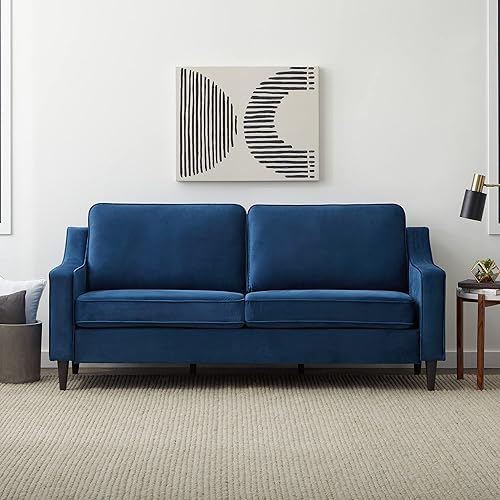 dfs blue velvet sofa