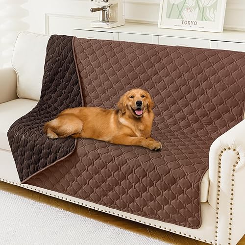 Miniatura 16 de Smiry Manta Impermeable para Cama de Perro 30x70, Manta Suave Reversible para Mascotas, Cubierta Lavable a Prueba de Fugas para Sofá de Gatos y Azul