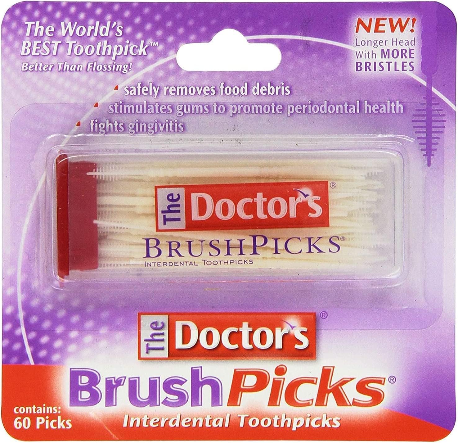 Doctors The Doctor's Toothpicks Soft Touch 60 Ea