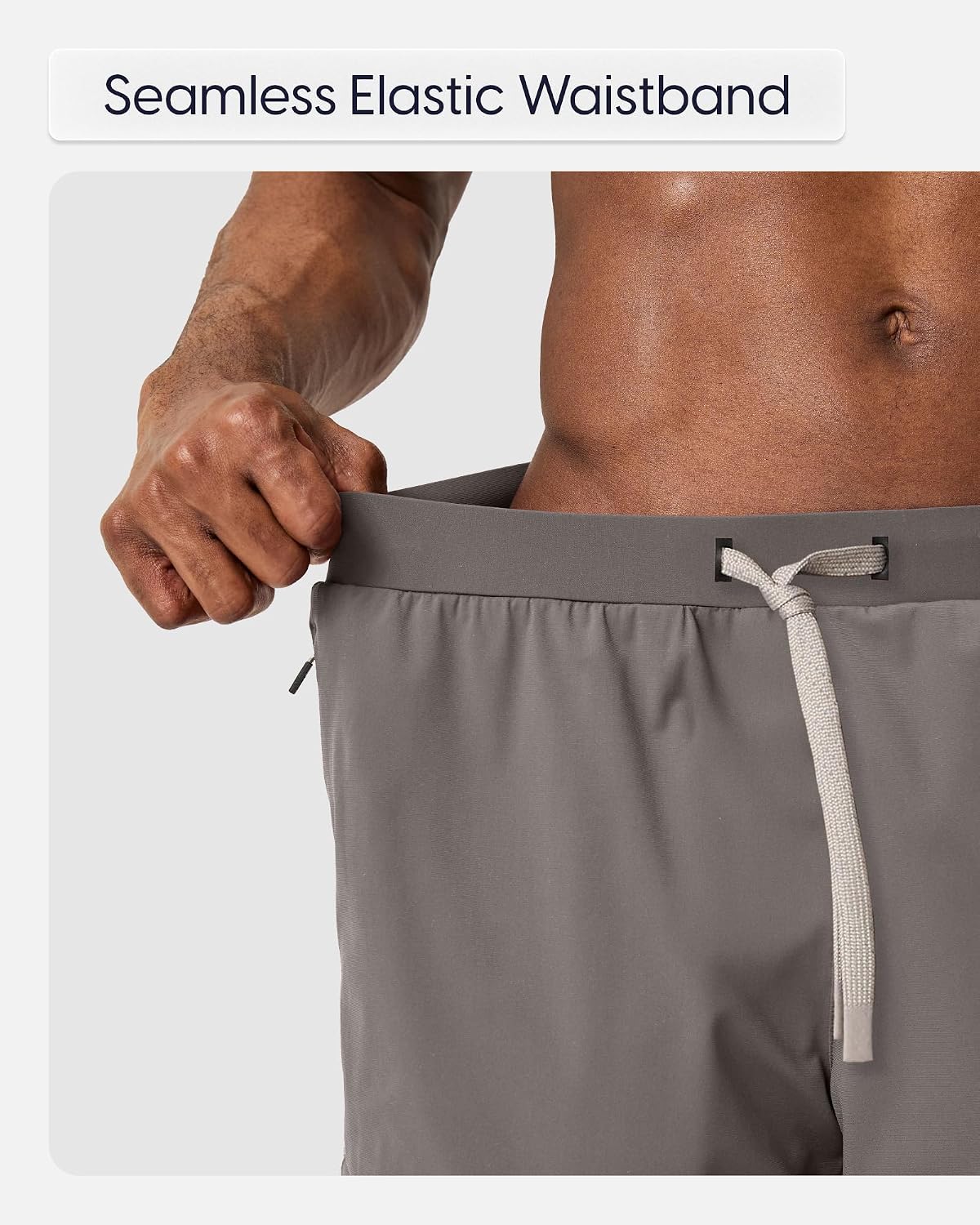 maamgic Men’s Athletic Running Shorts 5"/7" – 4-Way Stretch Gym Shorts with Breathable Mesh & Zippered Pockets