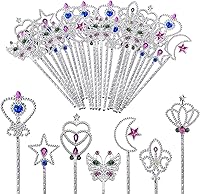 Vista 6 de Fairy Magic Dress-Up Wand Set Princess Wand Girl Dress-Up Game Costume Cosplay