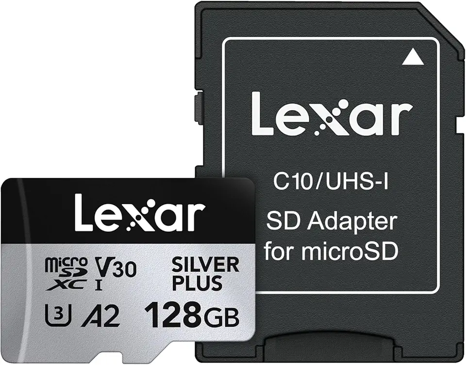Cartão de Memória Lexar Professional SILVER PLUS microSDXC UHS-I Card 128GB