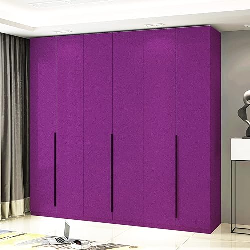 Miniatura 9 de WADILE Papel tapiz para despegar y pegar 157 x 1968 pulgadas papel de contacto brillante de color sólido impermeable papel de pared de color vinilo