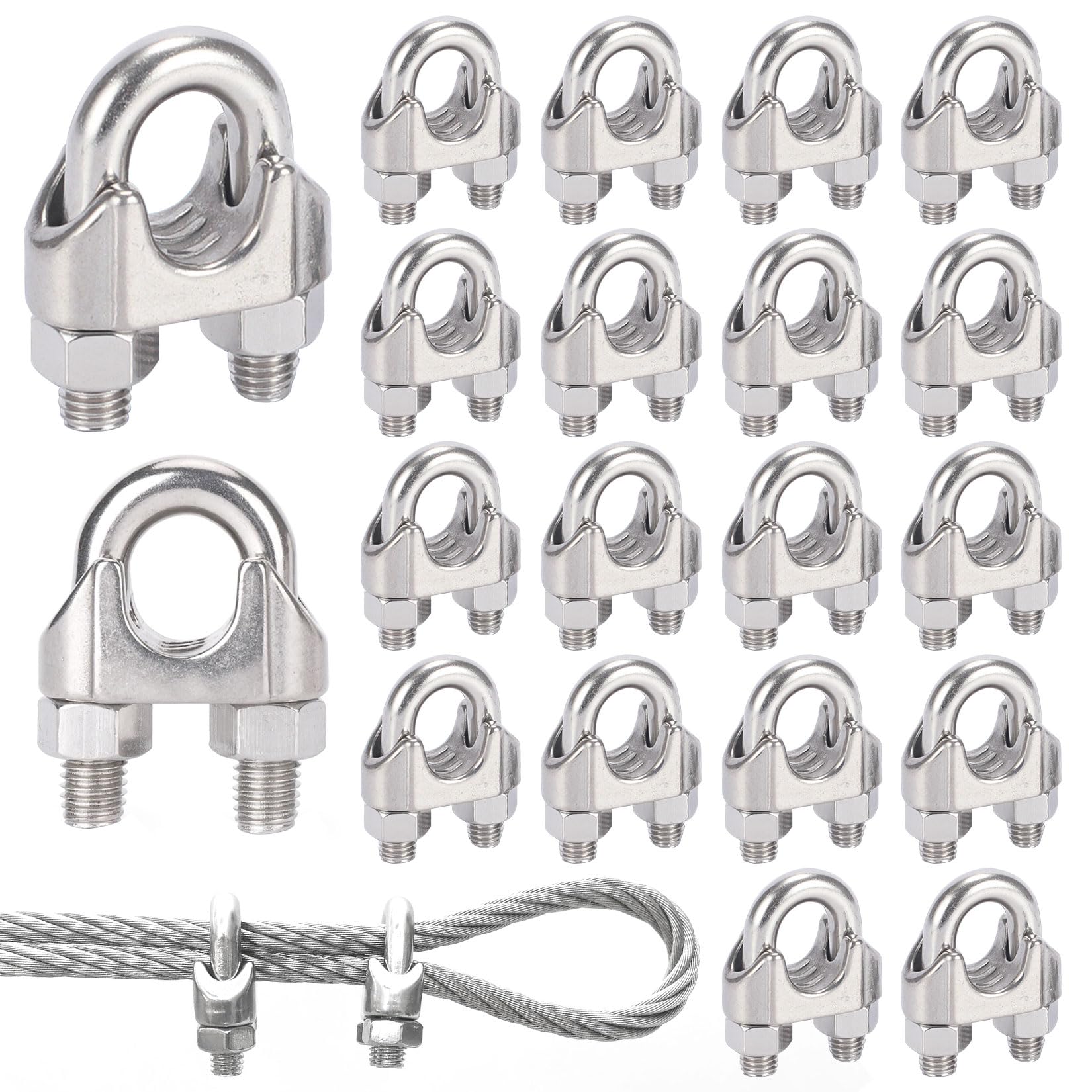 Idota 20 Serre Cable Acier 3mm