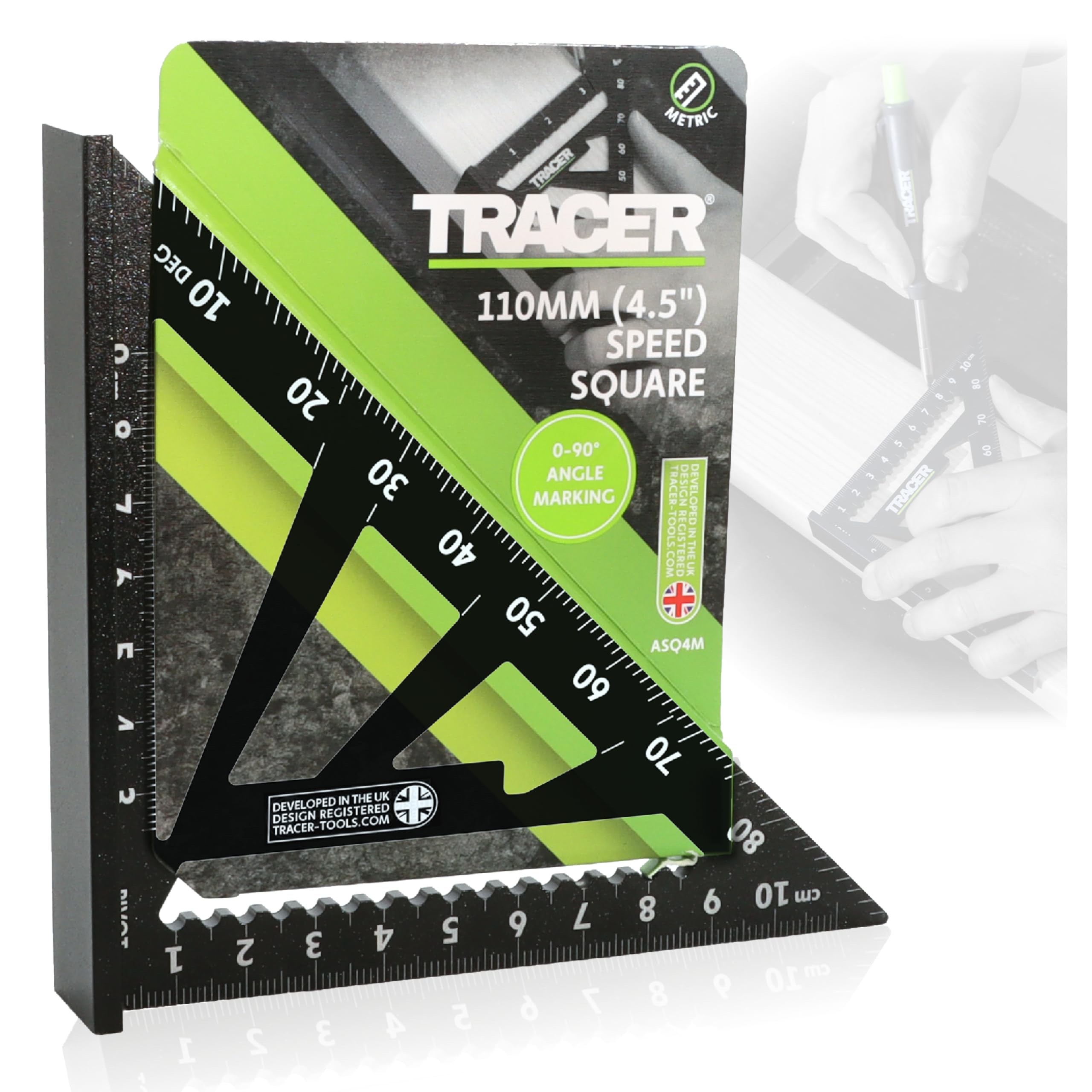 Tracer ACG1 Contour Gauge 130mm with Lock - Profile Template for Laminate, Tiles, Parquet  Skirting Boards