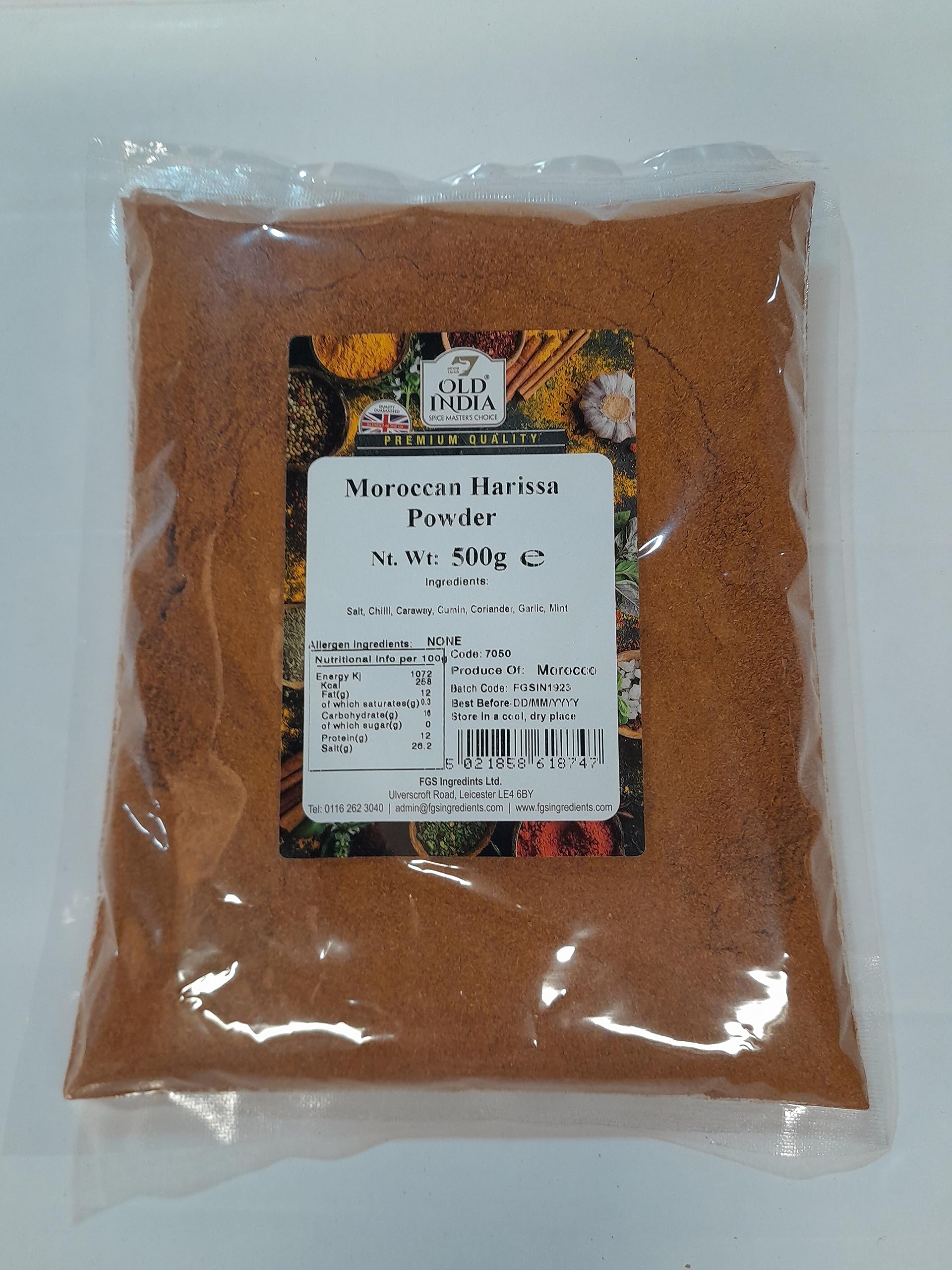 Old India Moroccan Harissa Powder 500g