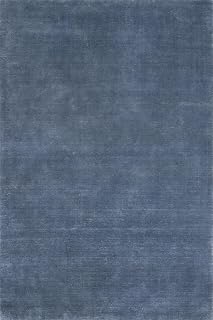 Nuloom Speckled Denim Solid Flatweave Wool Area Rug, 5' x 8'