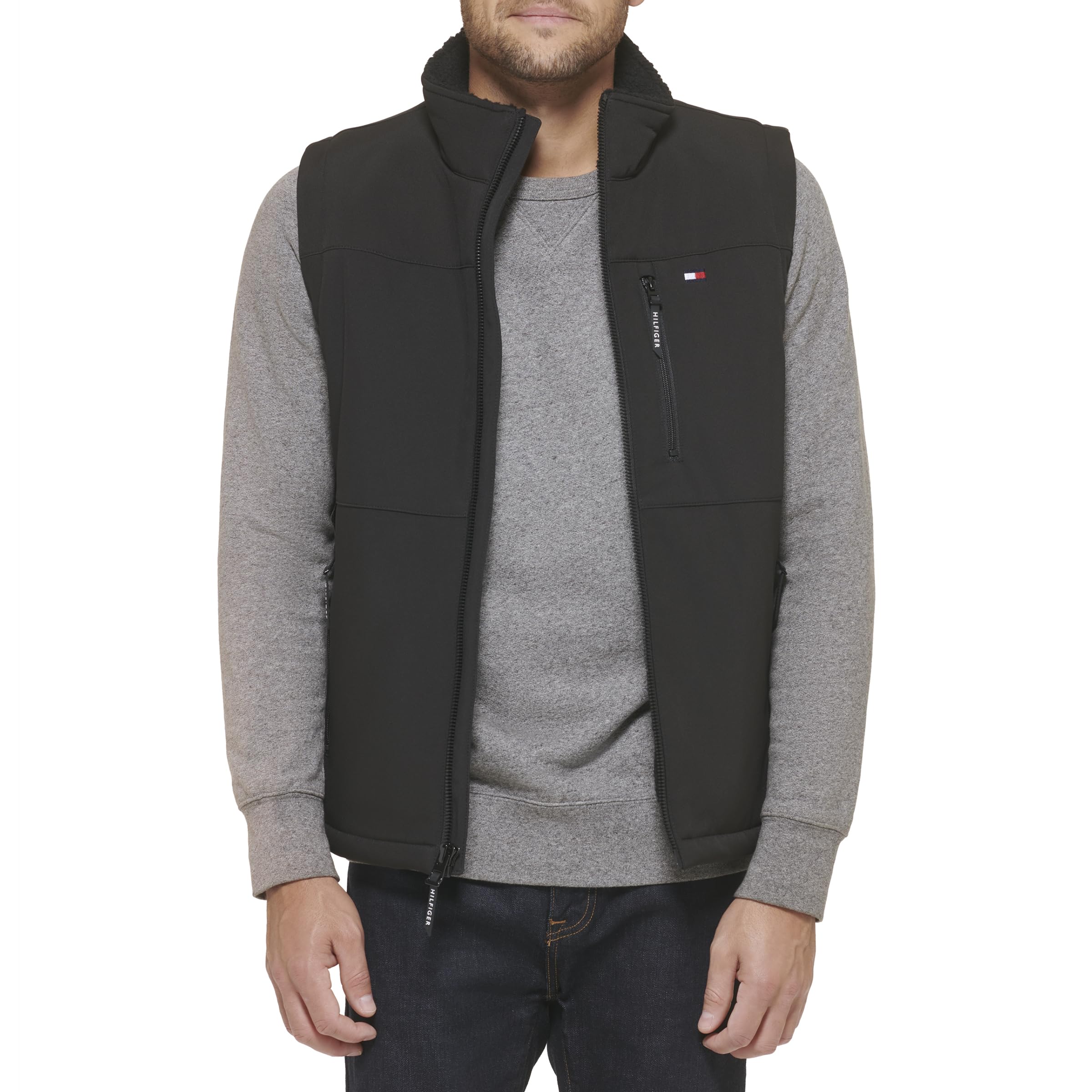 Tommy Hilfiger Men's Sherpa Lined Vest