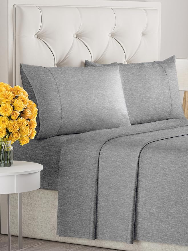 Steel Blue - Queen Size 4 Piece Sheet Set