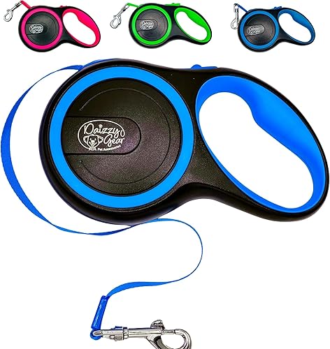 Miniatura 1 de Correa retráctil para perros pequeños, medianos y grandes, resistente, sin enredos, reflectante, 16 pies de largo, mango suave antideslizante con