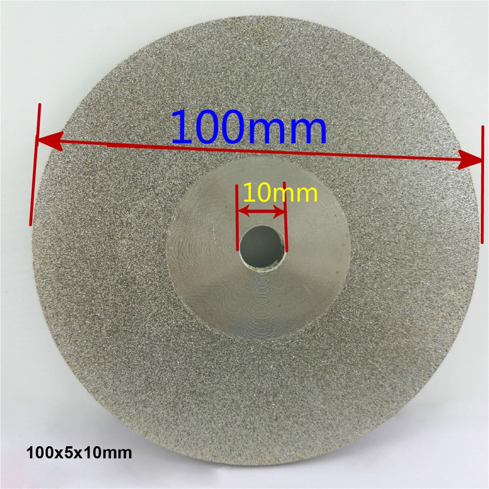 1 szt. 100 mm dwustronna tarcza diamentowa do szlifowania – 4-calowe narzędzie ścierne do obróbki kamieni szlachetnych, ceramiki i stopów(120Grit)