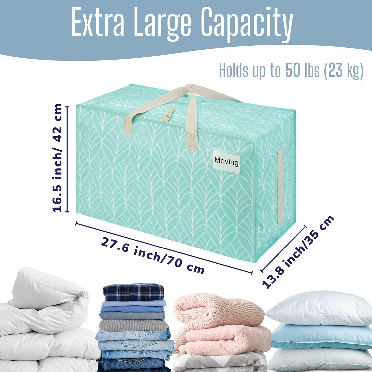VENO 8 Pack Wide Open Moving Bags and Storage Bags