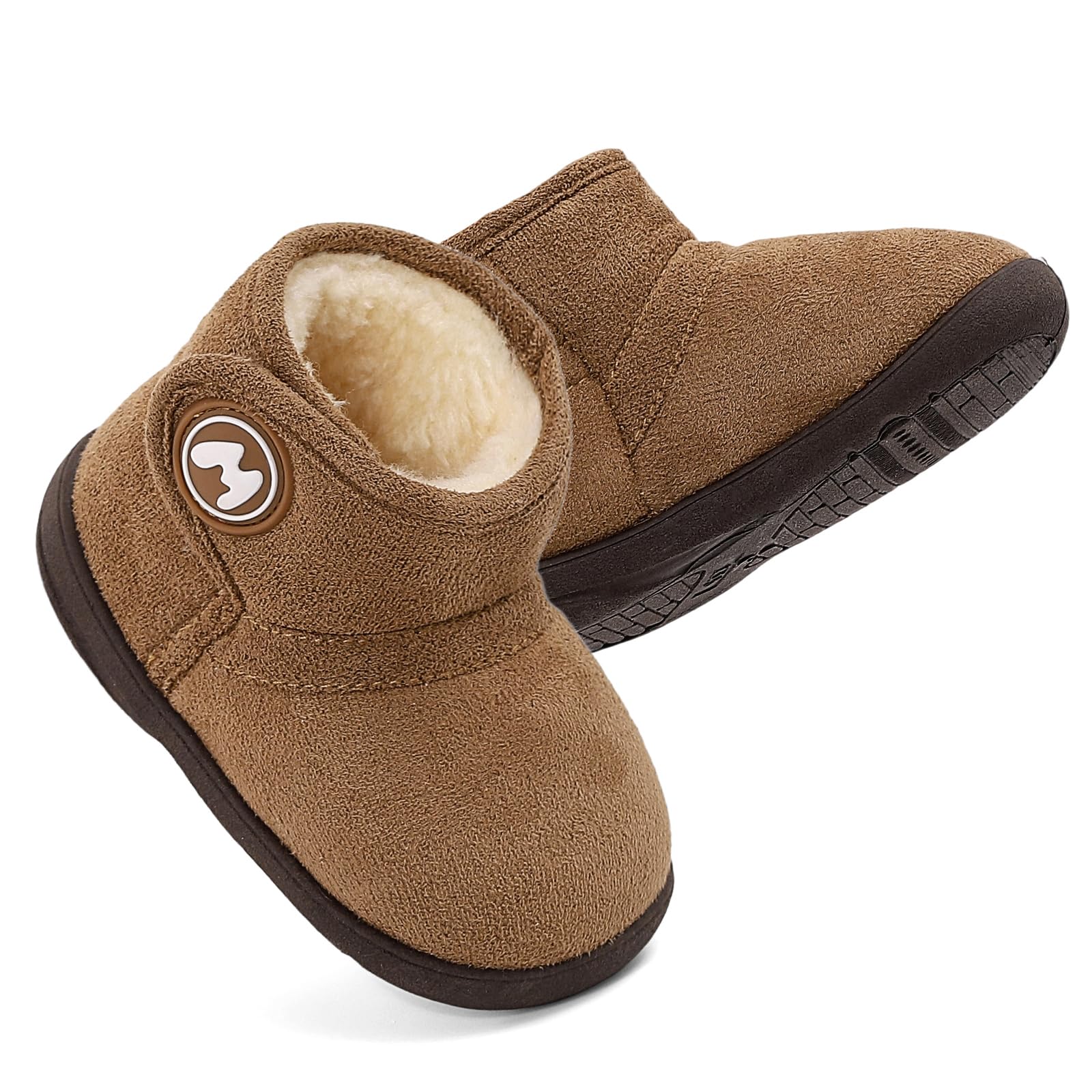 LACOFIA Stivali Invernali Bambina Stivaletti Caldi Neve Bambini Scarpe Invernali Fodera con Suola in Gomma Antiscivolo 20-25 EU