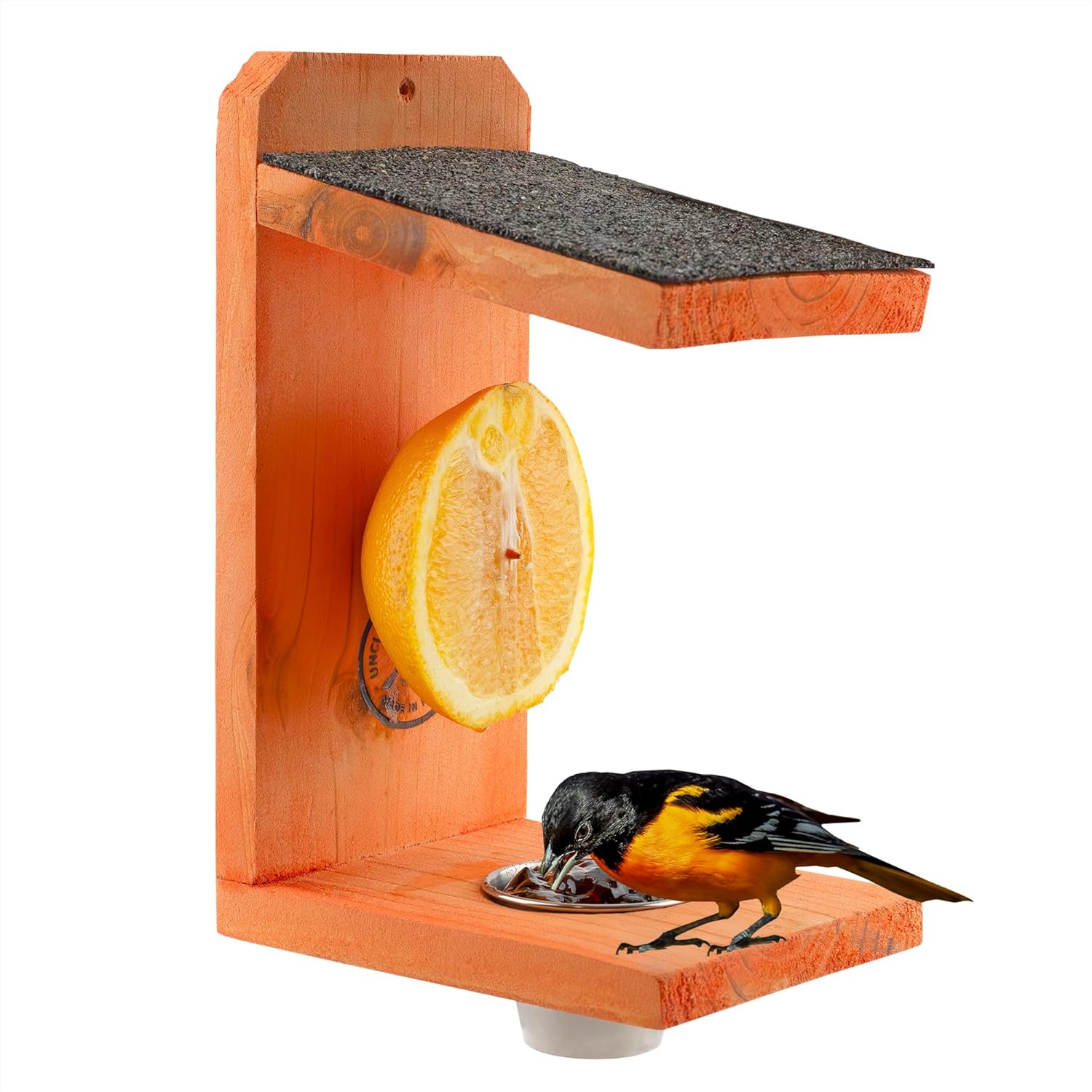 Uncle Dunkels Oriole Bird Feeder, 2Way Feeder for Jelly
