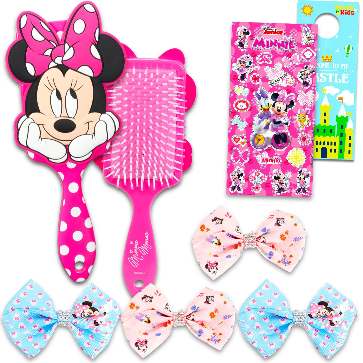 Amazon | ディズニー ミッキーマウスとミニーマウスのヘアアクセサリー