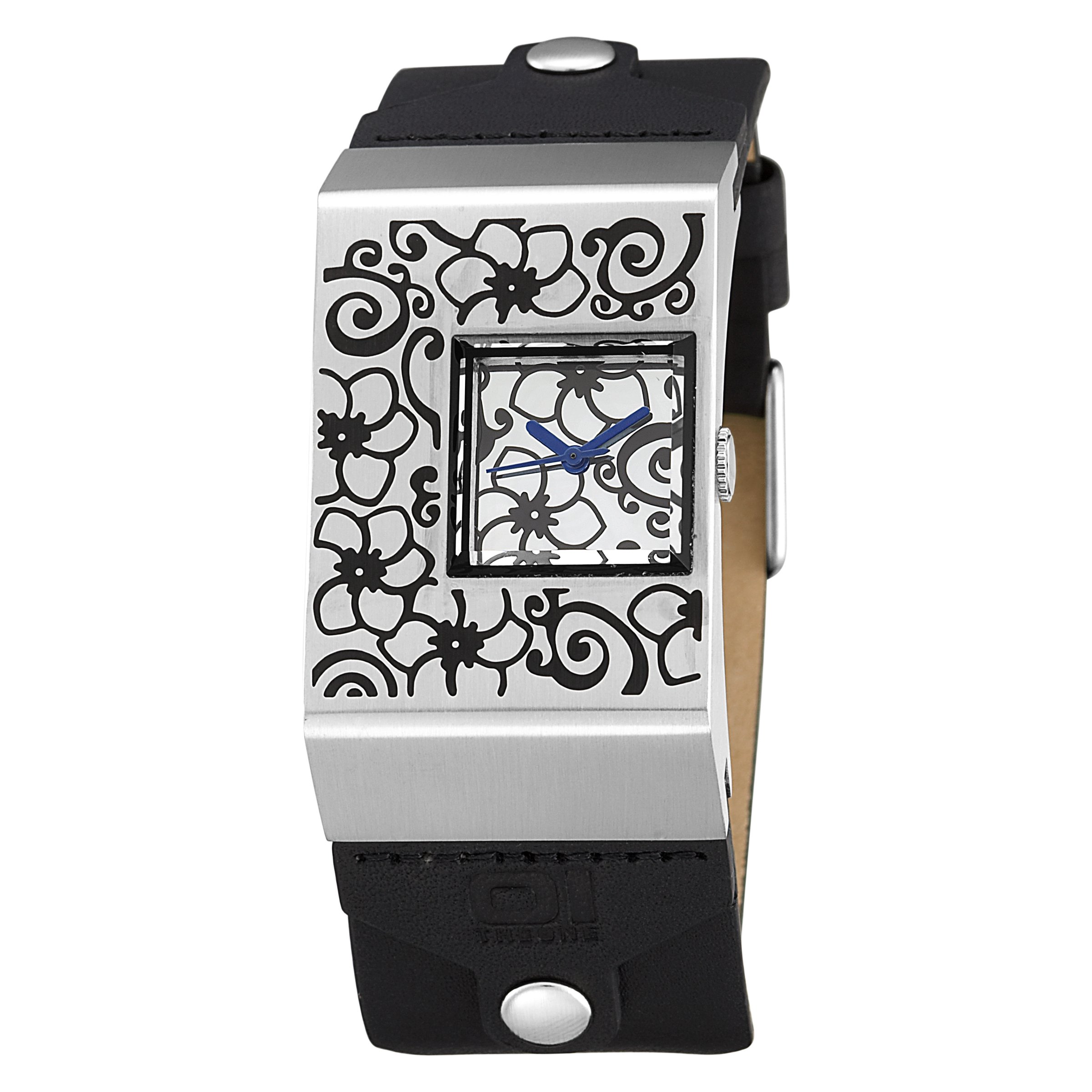 01TheOne Unisex AN02M03 Analog Double Screen Silver Rose Fashion Watch