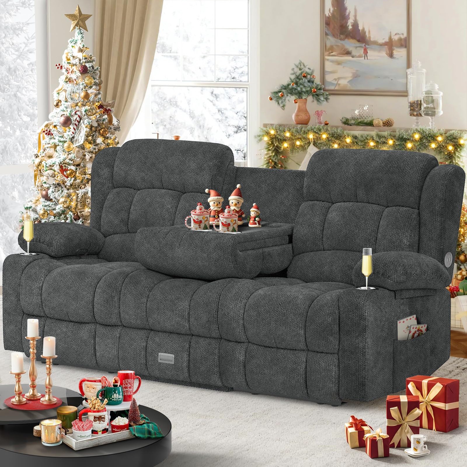 Dresegmt Loveseat Recliner Sofa