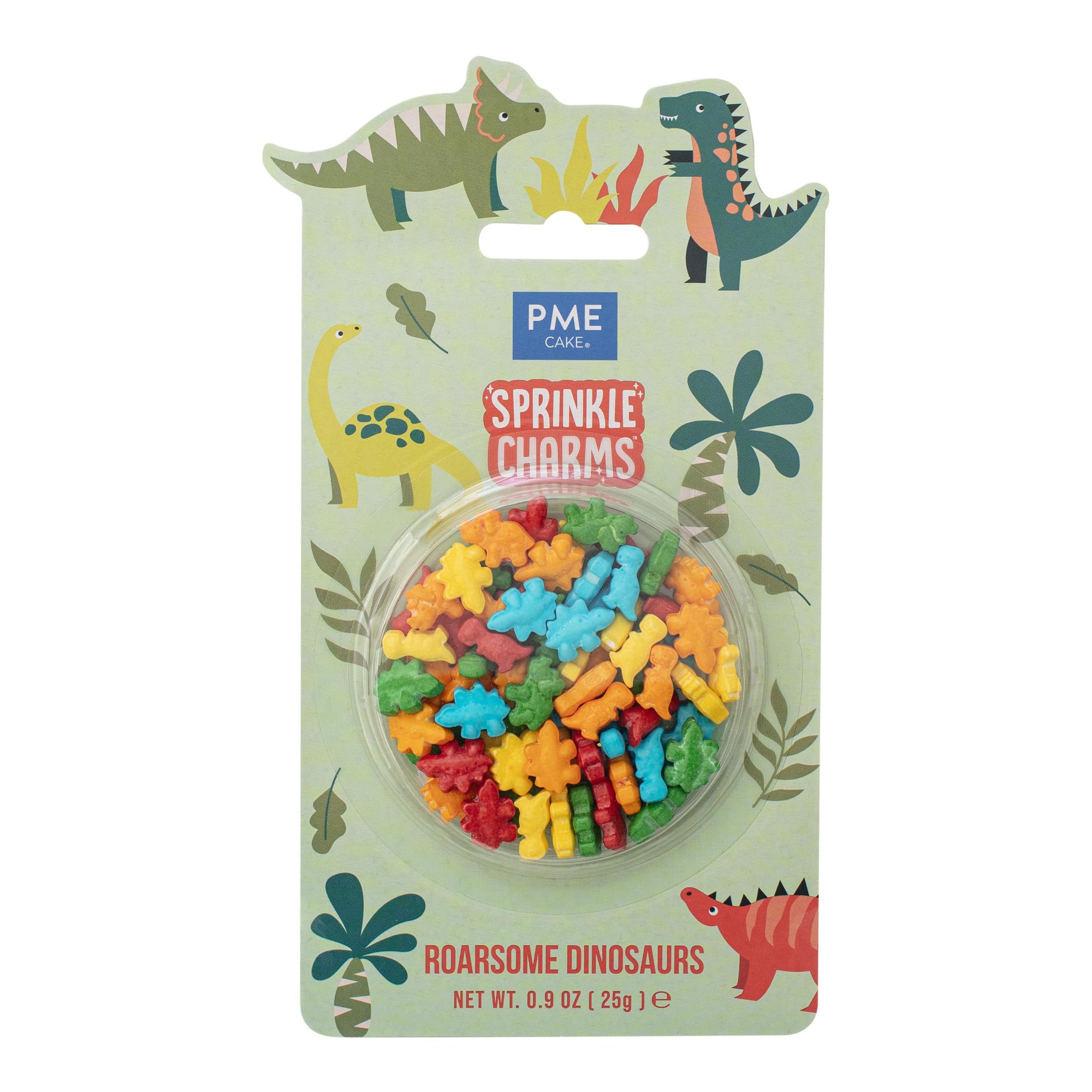 PME Cake Roarsome Dinosaurs Sprinkle Charms (25g / 0.9oz)