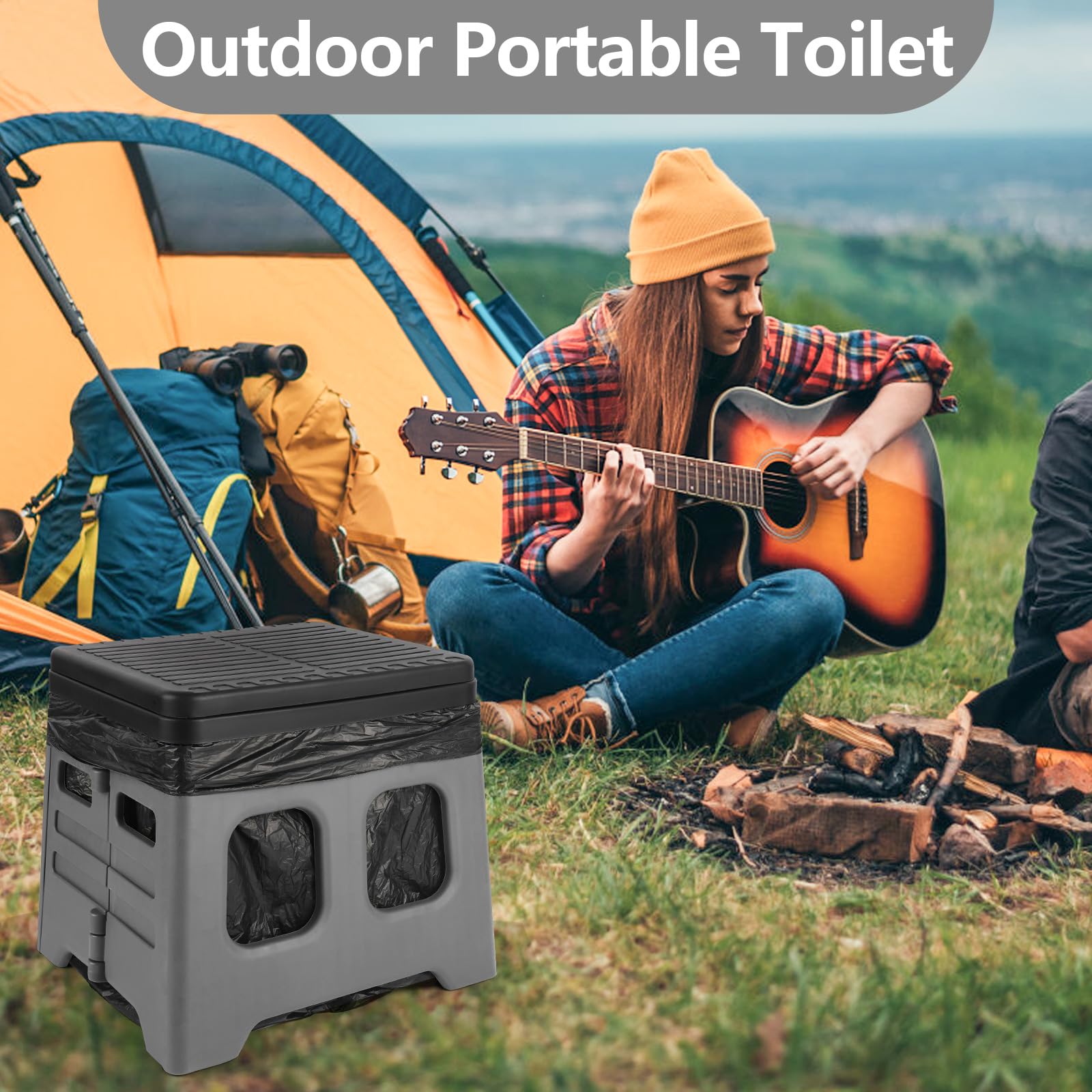 Diealles Shine Gabinetto Portatile O Confezione da 120 Borse da Toilette da Campeggio
