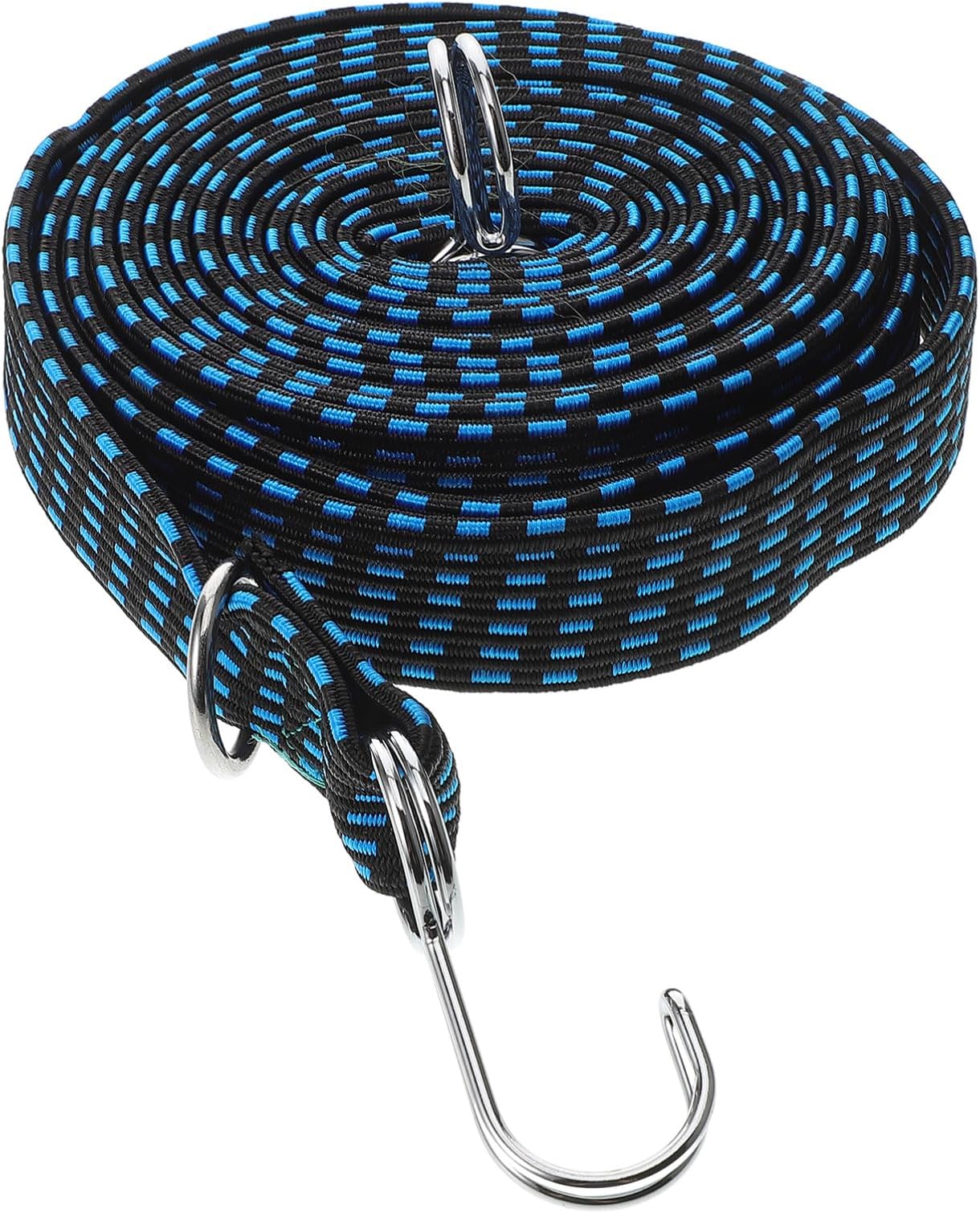 ABOOFAN Elastic Rope Motorcycle Tie down Straps for Bikes Rubber Cargo Straps Hooks for Securing Loads for Travel and Outdoor Use